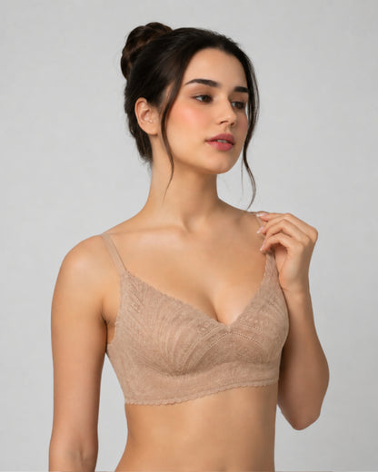 Ariel Premium Wing Lace Bra
