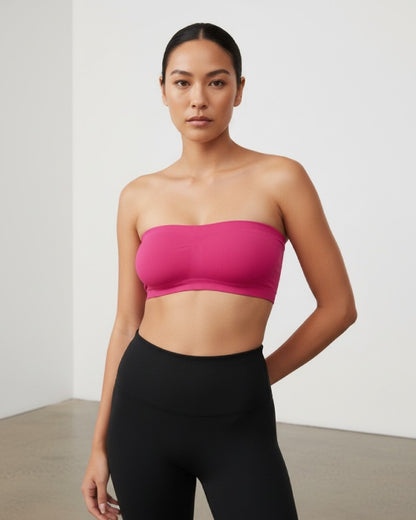 Imported Cotton Strapless Tube Bra